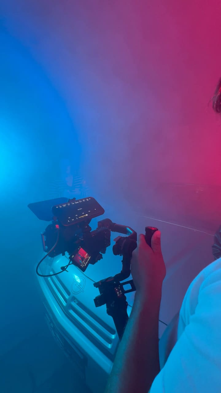 Licht & Nebel am Set – Musikvideo, Behind the Scenes